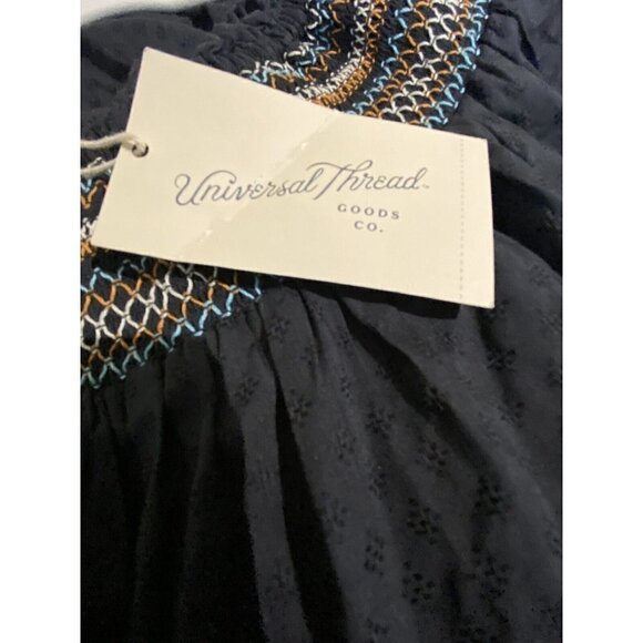 Women's Balloon Long Sleeve Tiered Dress Pockets Universal Thread Gray XS New - Picture 4 of 8